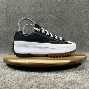Converse Run Star Hike Ox Low Top Women’s Size 6 Black White Gum Platform Shoes